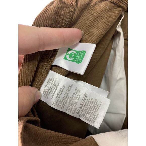 J Crew Flex Slim Fit Straight Leg Corduroy Pants Mens Size 34x30 Brown NWT $98 - Picture 11 of 14